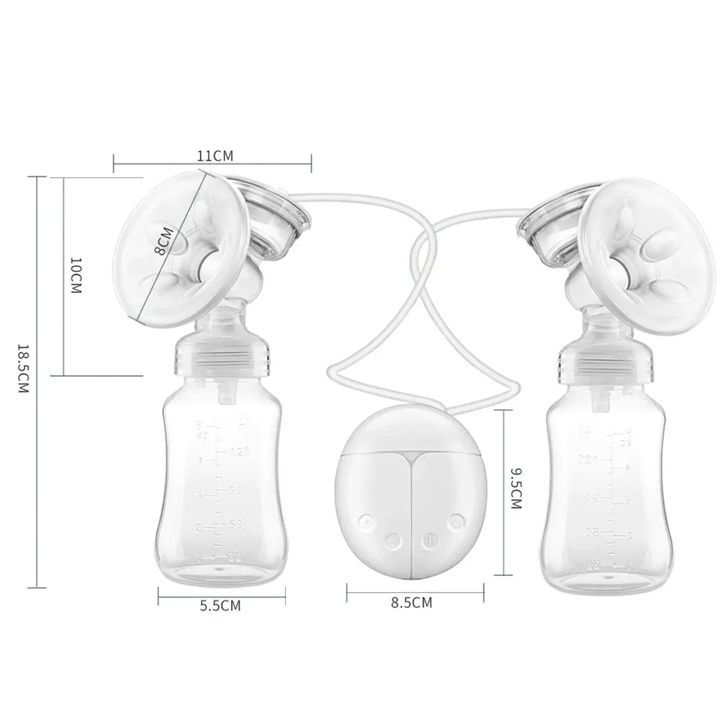 Traderight Group  Electric Breast Pump Automatic Milk Suction Double Side Intelligent Baby Feeder