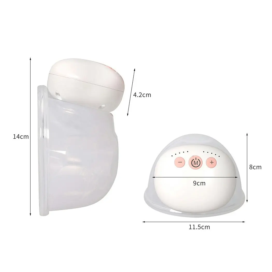 Traderight Group  Portable Electric Breast Pump Wearable USB Silent Hands-Free Automatic Milker