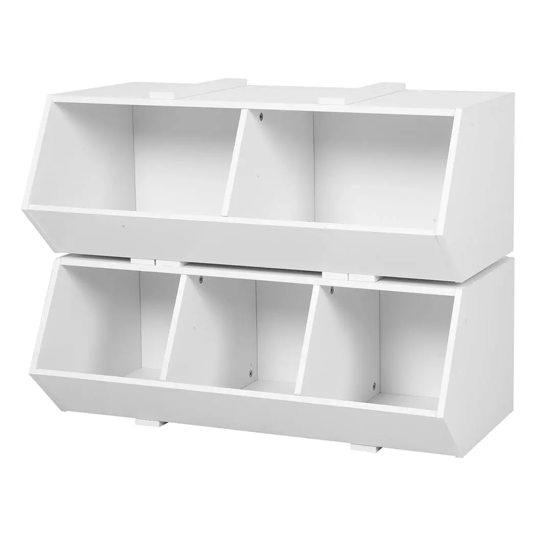 Levede Kids Toy Box Shelf Storage Cabinet Container Children Bookcase Organiser