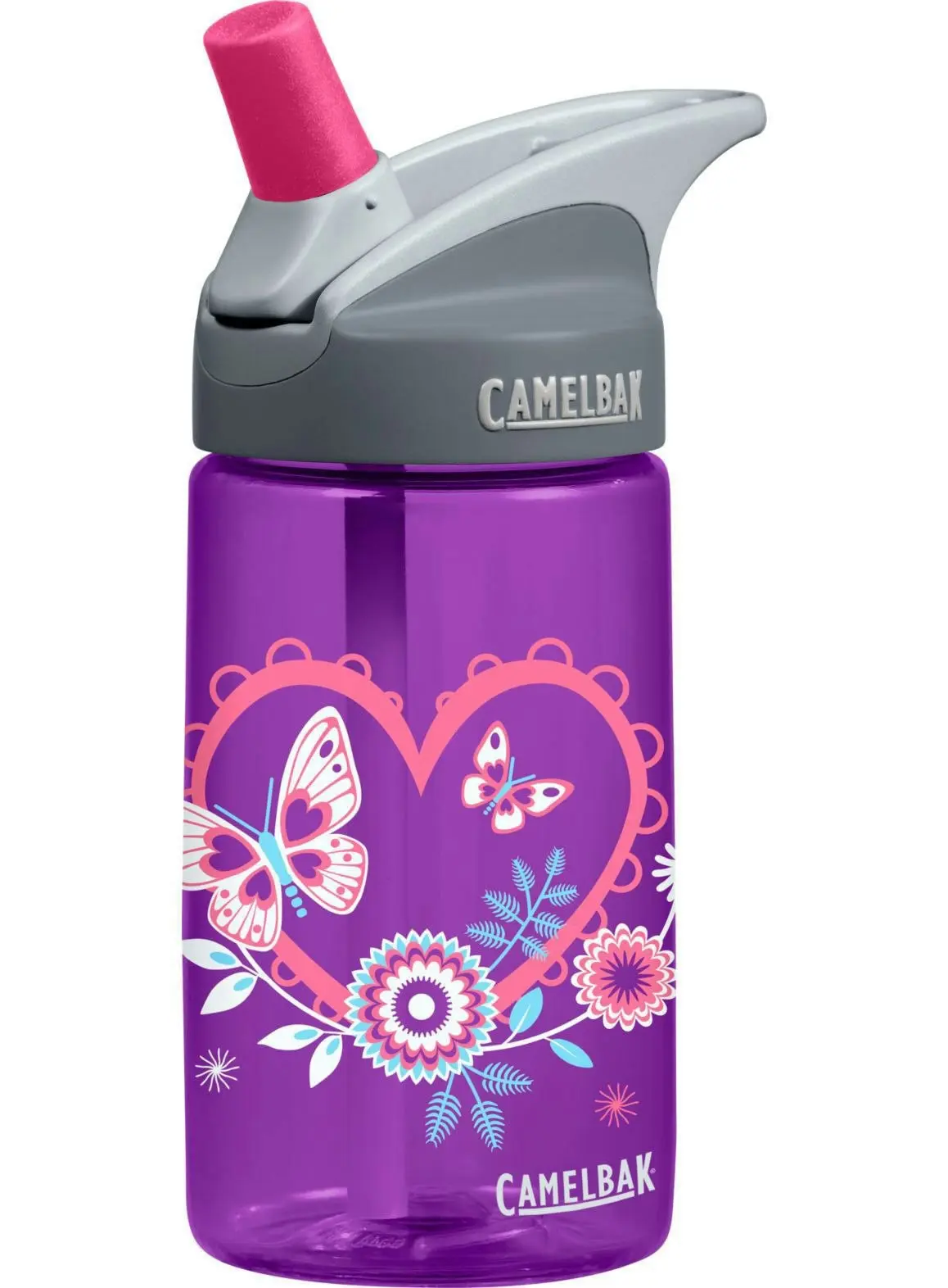 Camelbak Kids Eddy .4l 400ml Bpa Free Spill Proof Water Bottle   Asrtd Colours