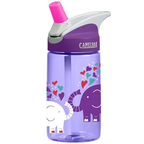 Camelbak Kids Eddy .4l 400ml Bpa Free Spill Proof Water Bottle   Asrtd Colours