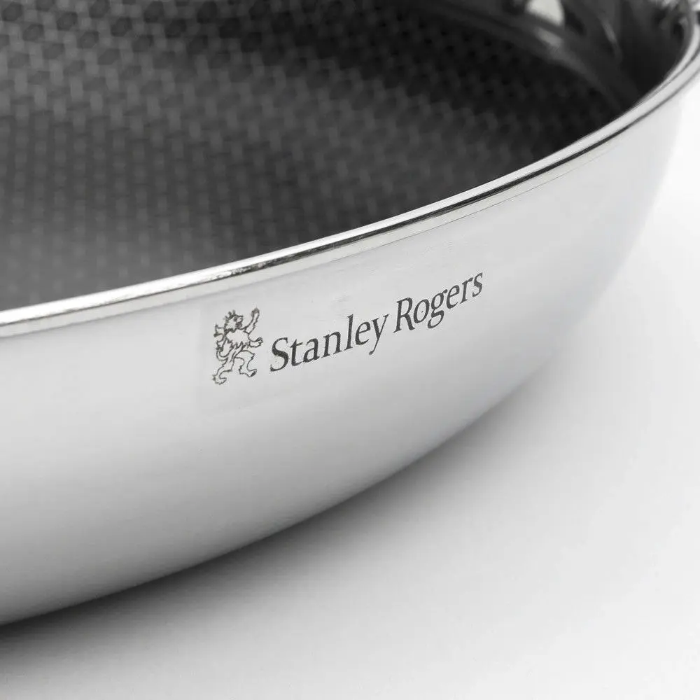 Stanley Rogers 20cm Try-Ply Nonstick Matrix Frypan S/Steel Suits Induction