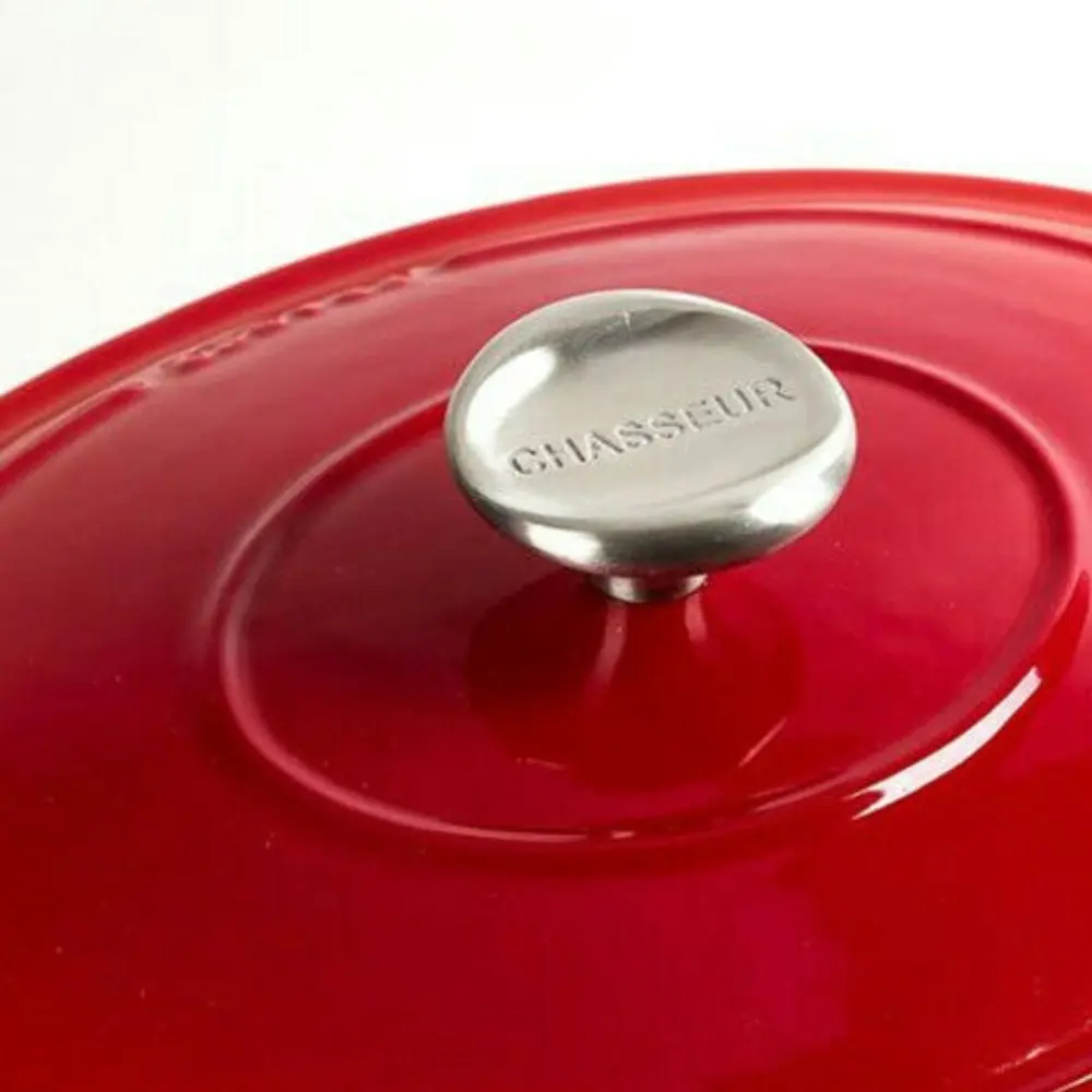 Chasseur Oval French Oven 27cm / 4L Inferno Red - Made in France