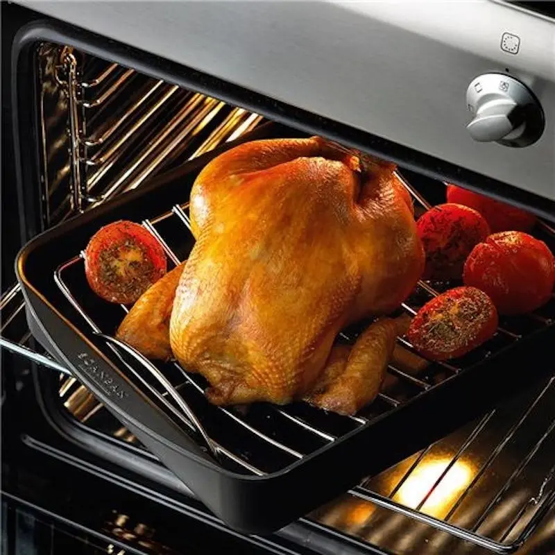 Scanpan Classic Roasting 3.25L Pan Dish 34cm x 23cm + Rack