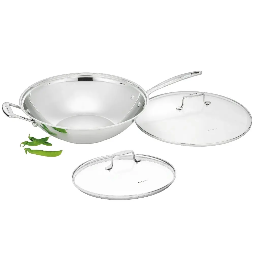 Scanpan Impact 36cm Covered Wok With Lid