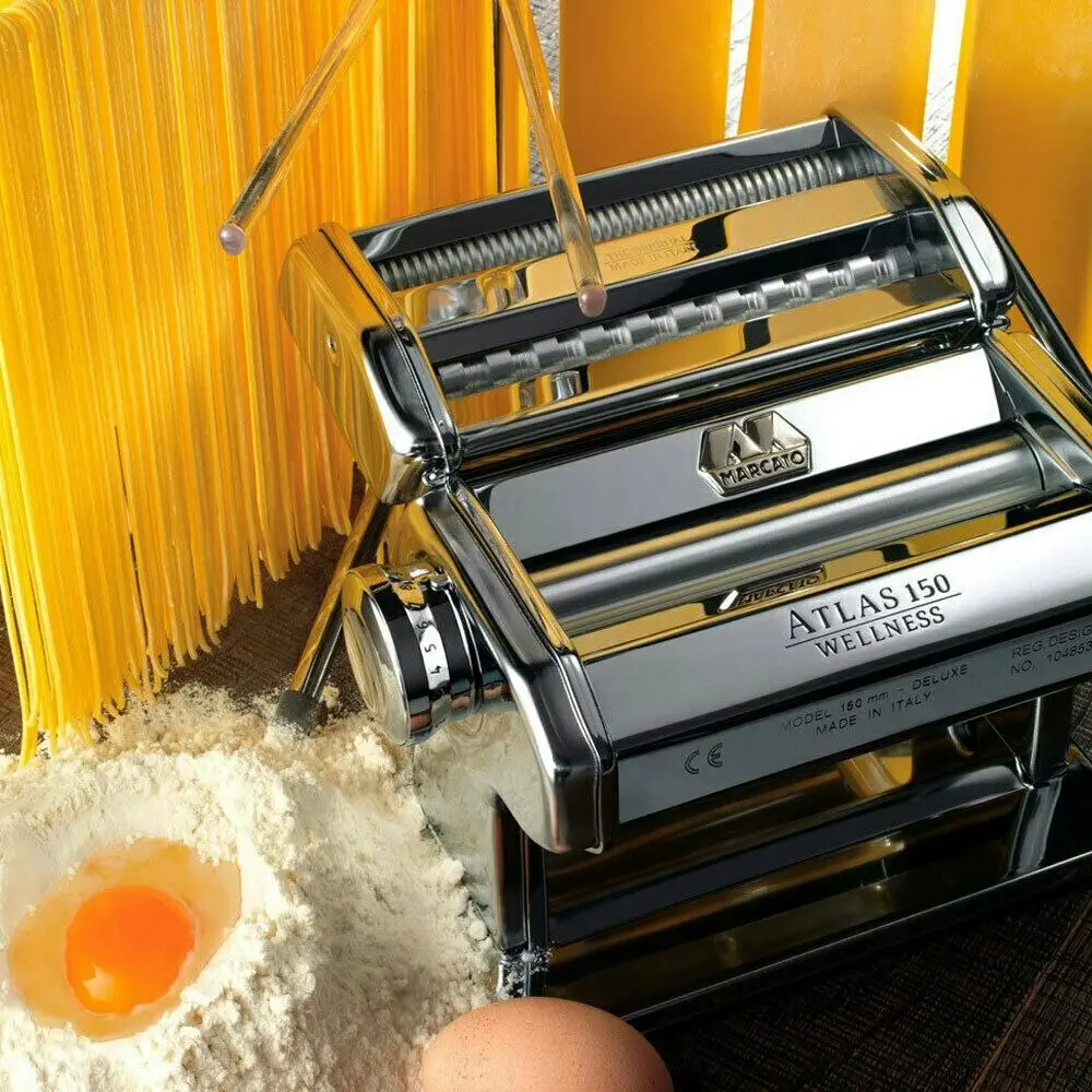 Marcato Atlas Wellness 150mm Adjustable Pasta Machine Made in Italy