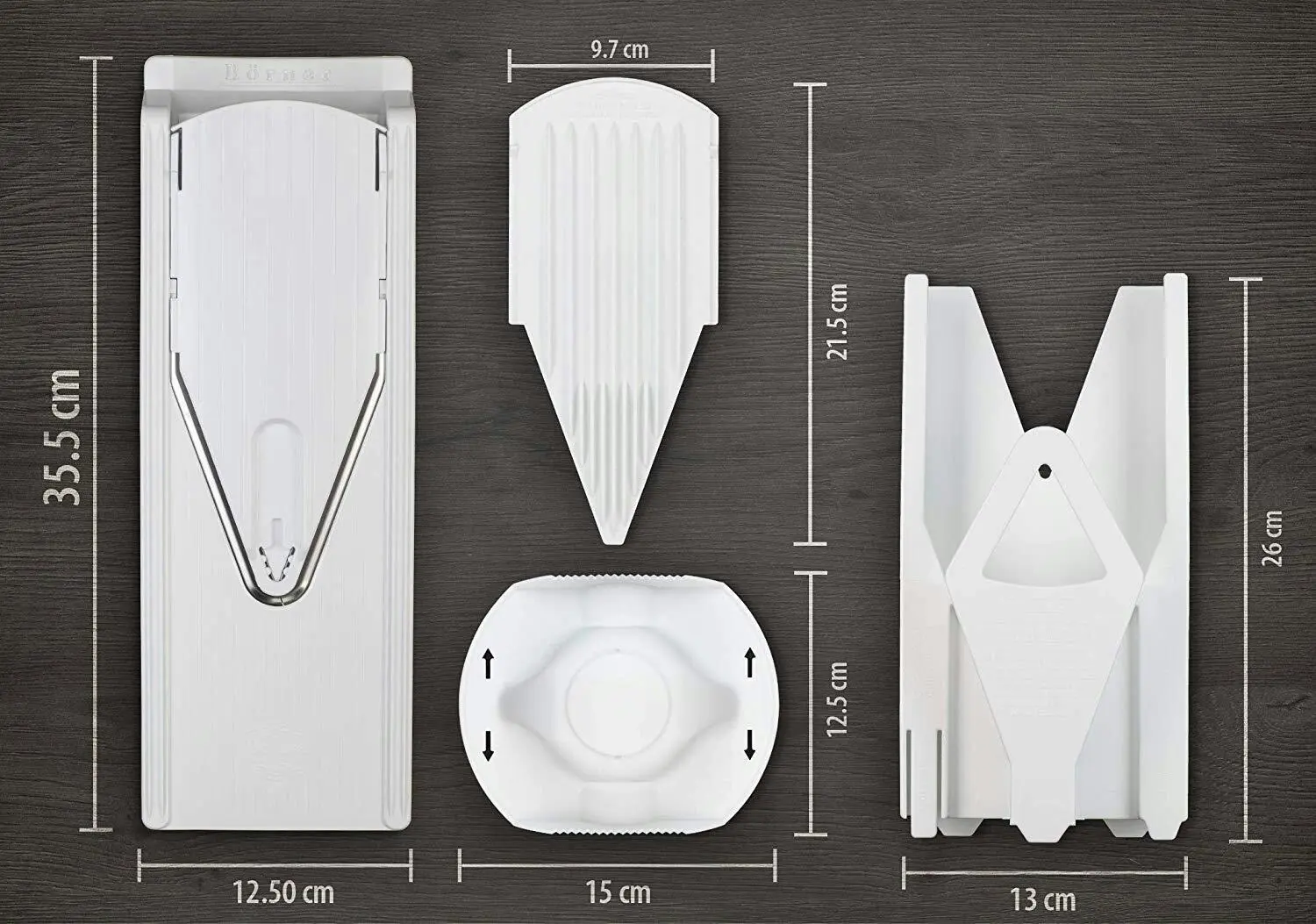 Borner V3 TrendLine Starter Set V Slicer + Multi Box + Safety Hat + 3 Blade Inserts  | White