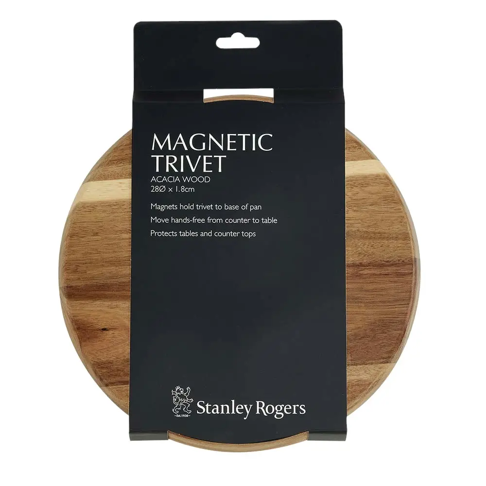 Stanley Rogers Oven To Table Magnetic Trivet 28cm | Acacia