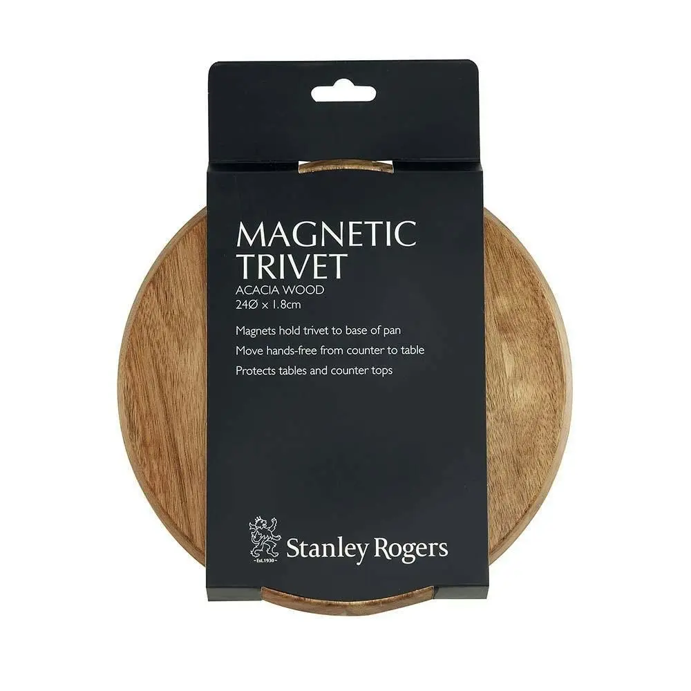 Stanley Rogers Oven To Table Magnetic Trivet 24cm | Acacia