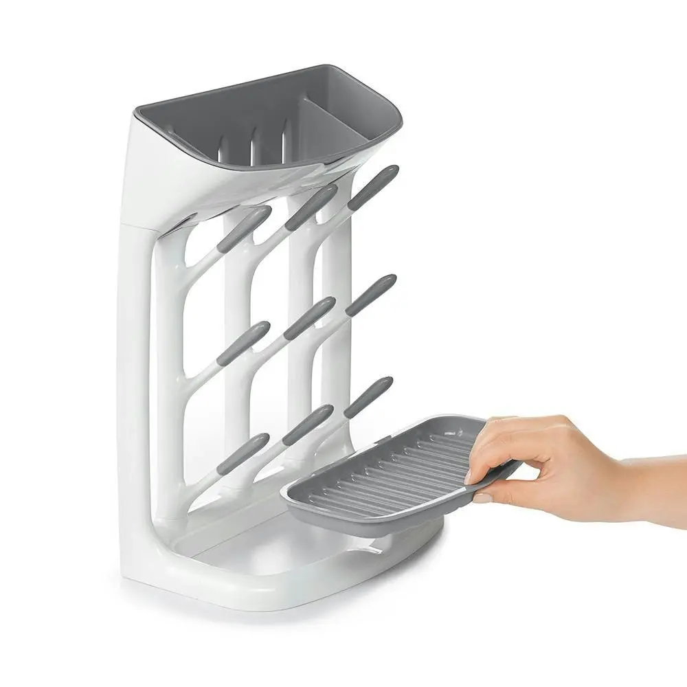 OXO Tot Space Saving Drying Rack | Grey Bottles Feeding Cups