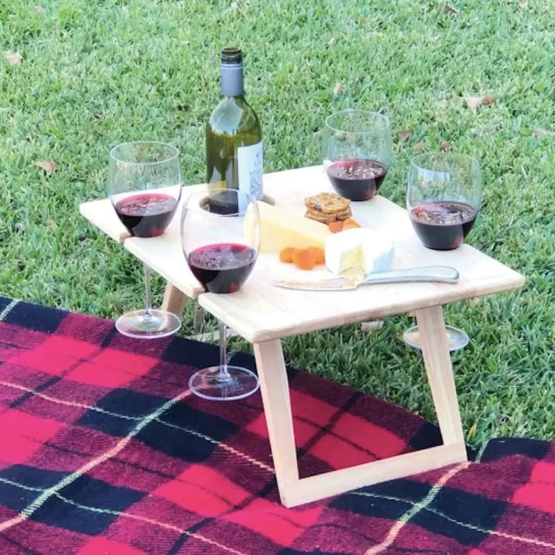 Stanley Rogers Timber Folding Picnic Table Rectangle 48 X 38cm