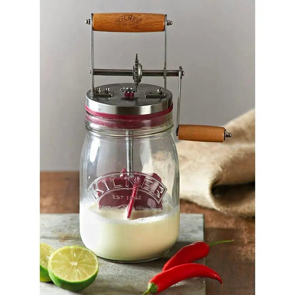 Kilner Butter Churner Glass Jar Manual | 1 Litre