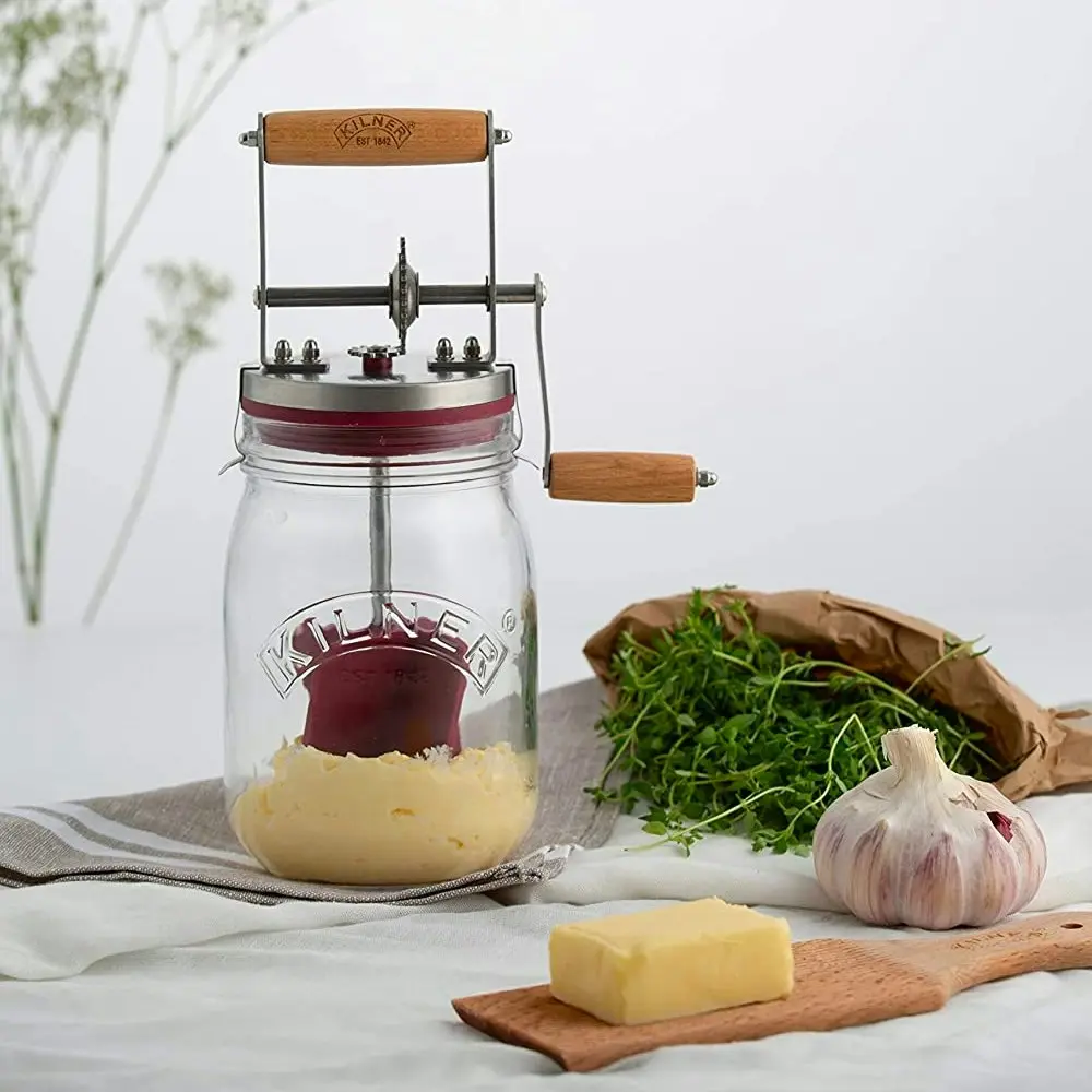 Kilner Butter Churner Glass Jar Manual | 1 Litre