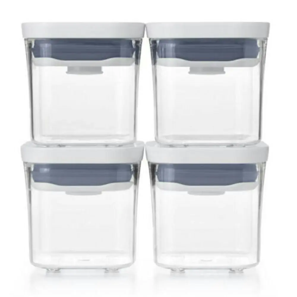 OXO Good Grips Pop 2.0 Mini Container Set 4 Piece Air Tight Pop 4pc