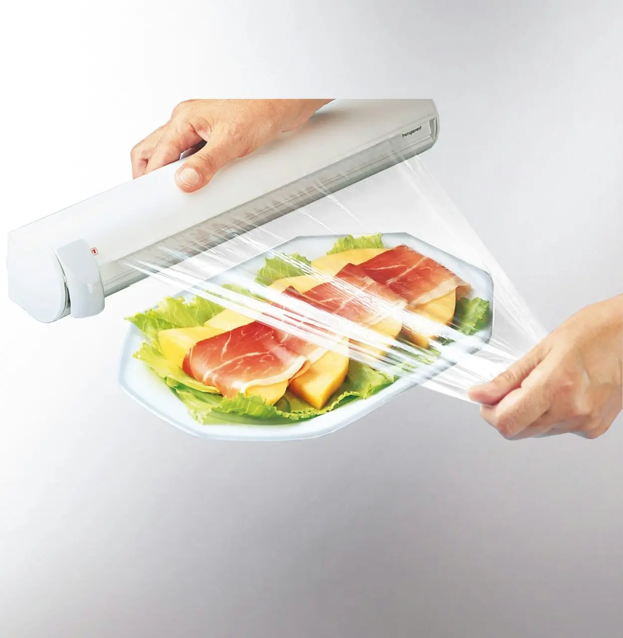 Leifheit Rolly Mobil Wall Mounted Foil Cling Film & Kitchen Roll Dispenser White | 25795