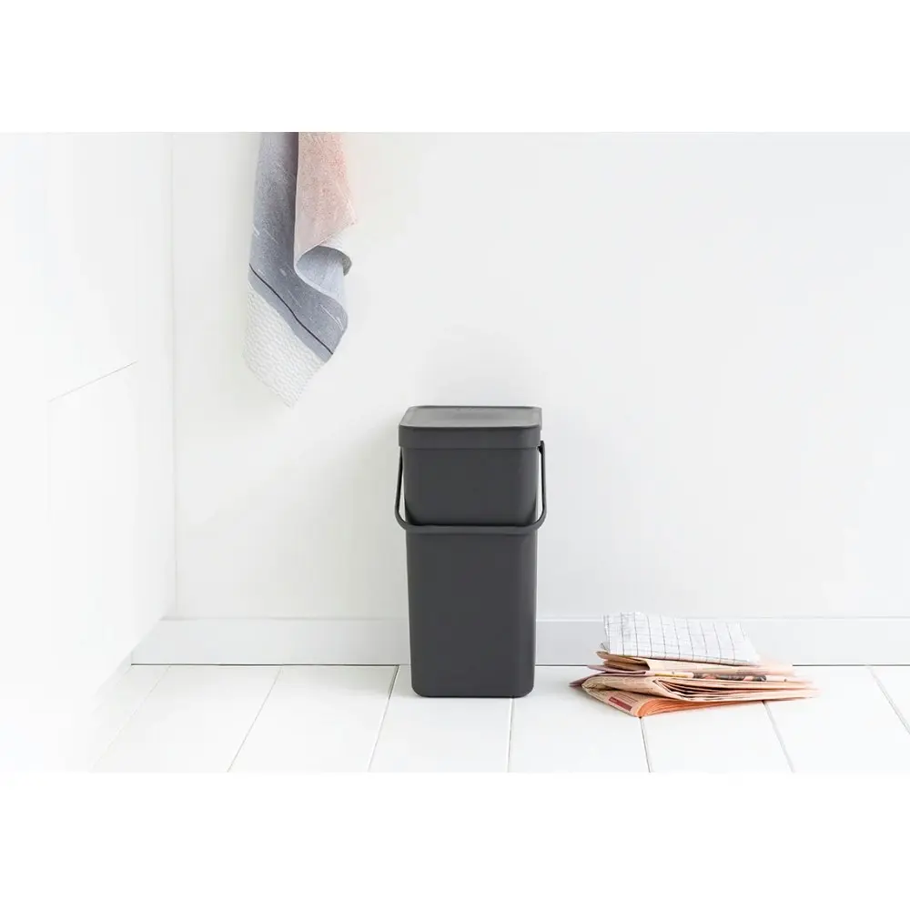 Brabantia Waste Bin Sort & Go 16 Litre | Grey