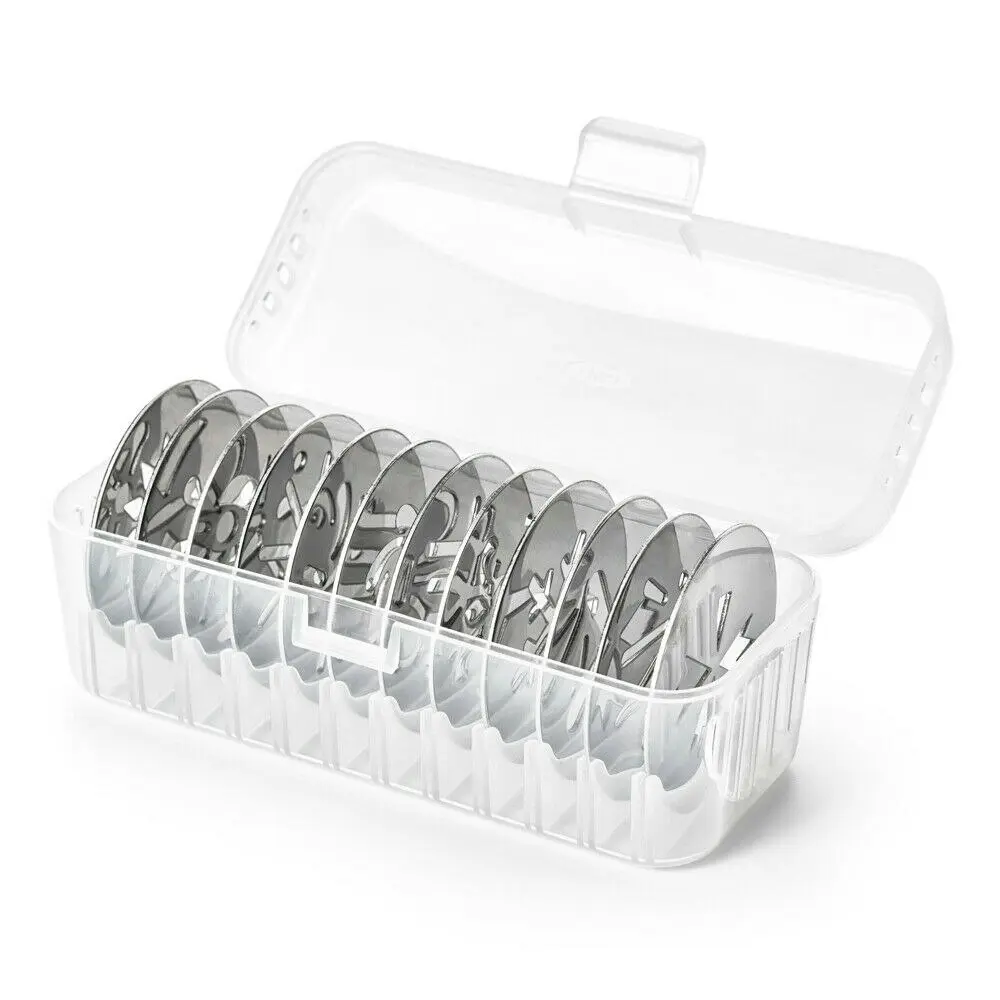 New OXO GOOD GRIPS 14 Piece Cookie Press Set 14pc