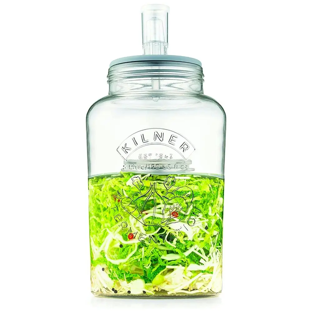 Kilner Fermentation Set Glass Jar | 5 Litre