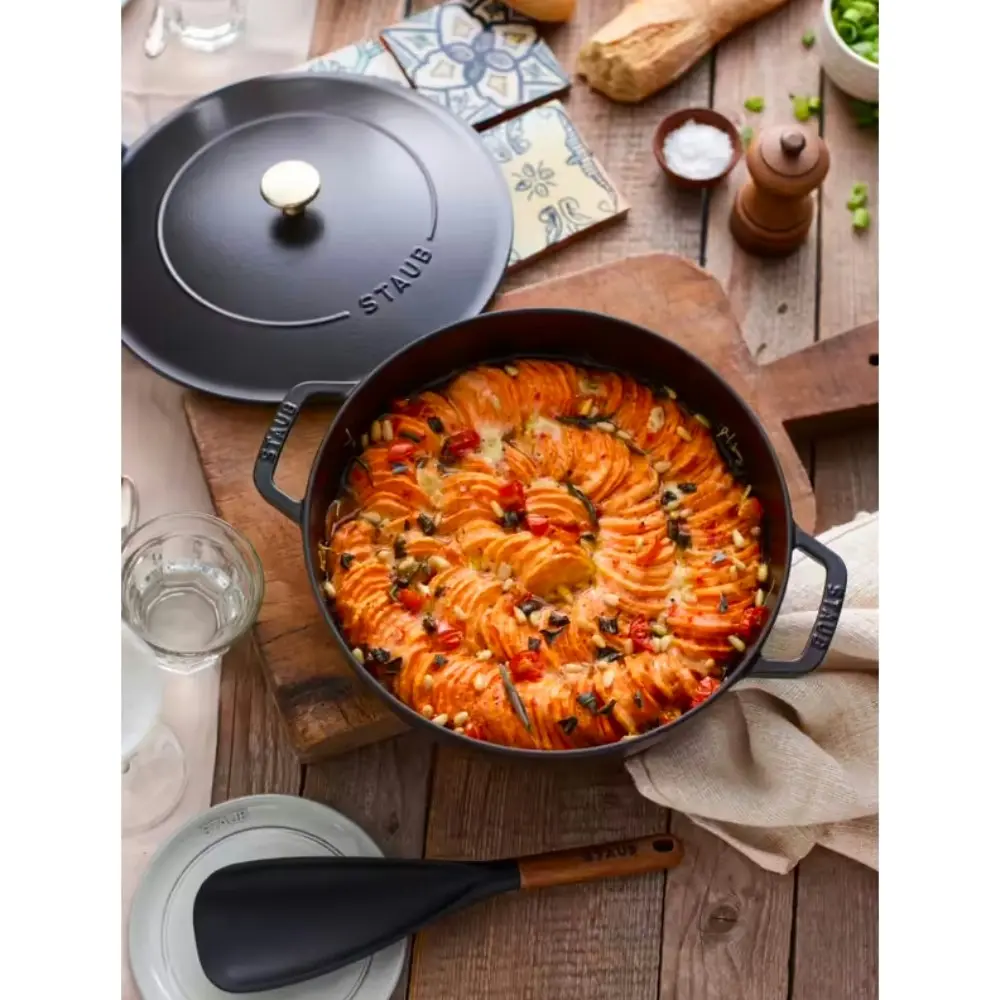 Staub Saute Pan Chisteria Round 26cm | Black