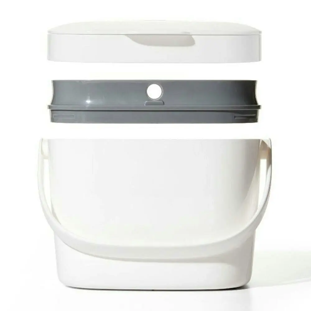 OXO Good Grips Easy Clean Compost Bin 6.62L | White