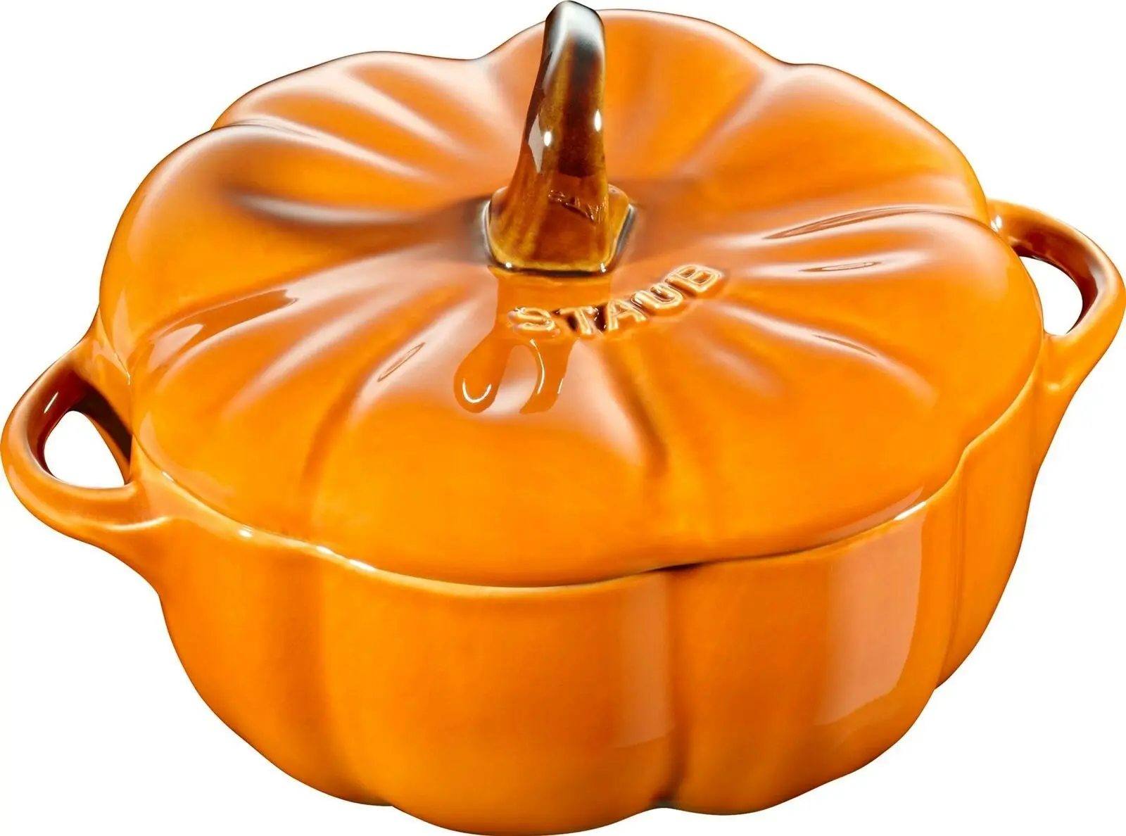 Staub Enamelled Pumpkin Cocotte 0.5L - Set of 4