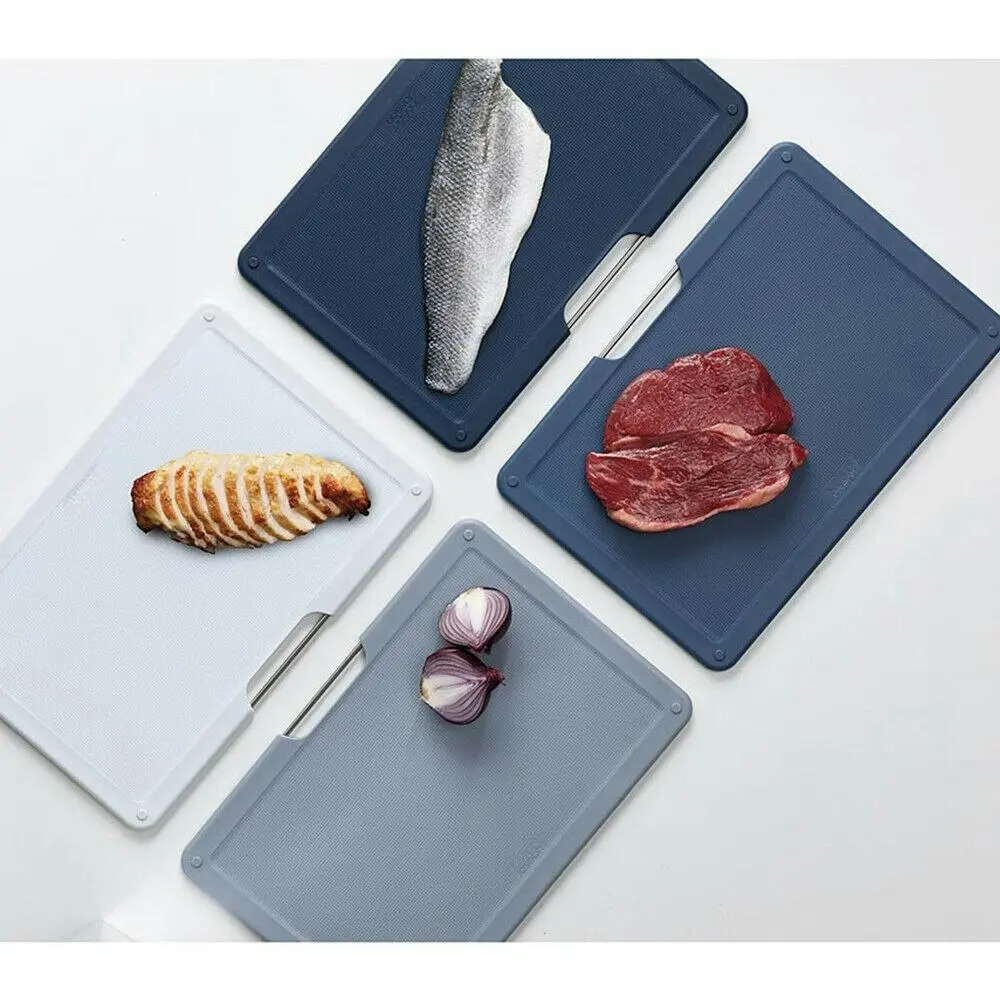 Joseph Joseph Folio 4 Piece Regular Chopping Board Set Graphite 60186