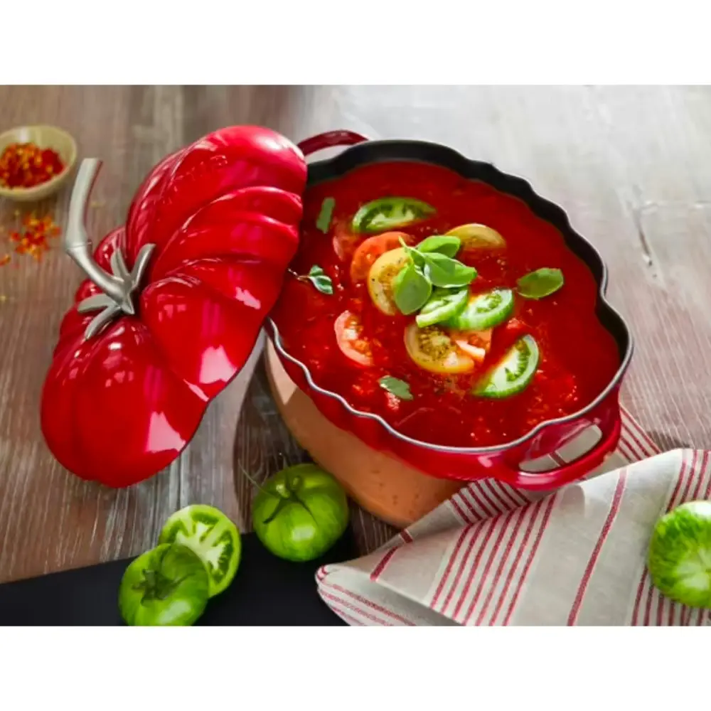 Staub Enamelled Cast Iron Tomato Cocotte 25cm / 2.9L - Red