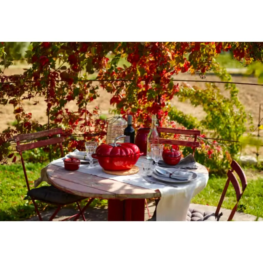 Staub Enamelled Cast Iron Tomato Cocotte 25cm / 2.9L - Red