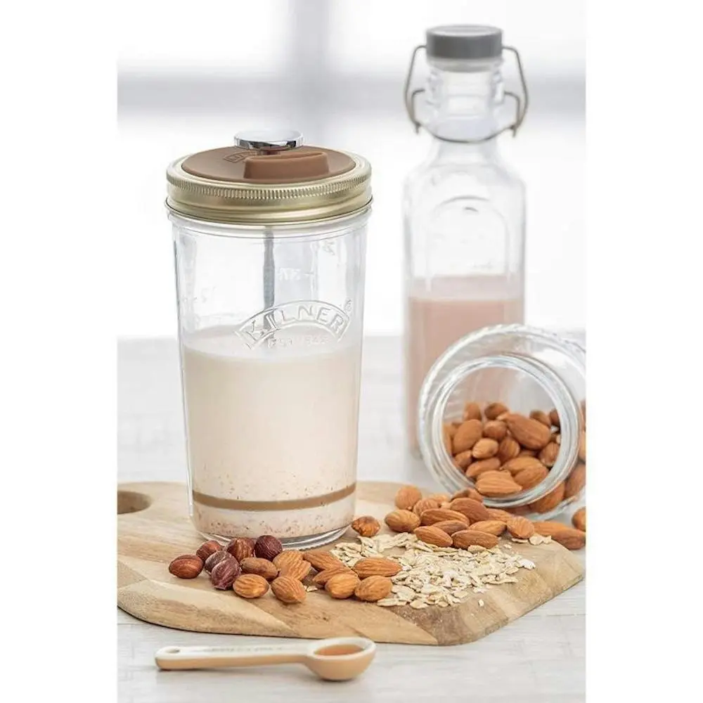 Kilner Create and Make Nut Milk Making Glass | 500ml