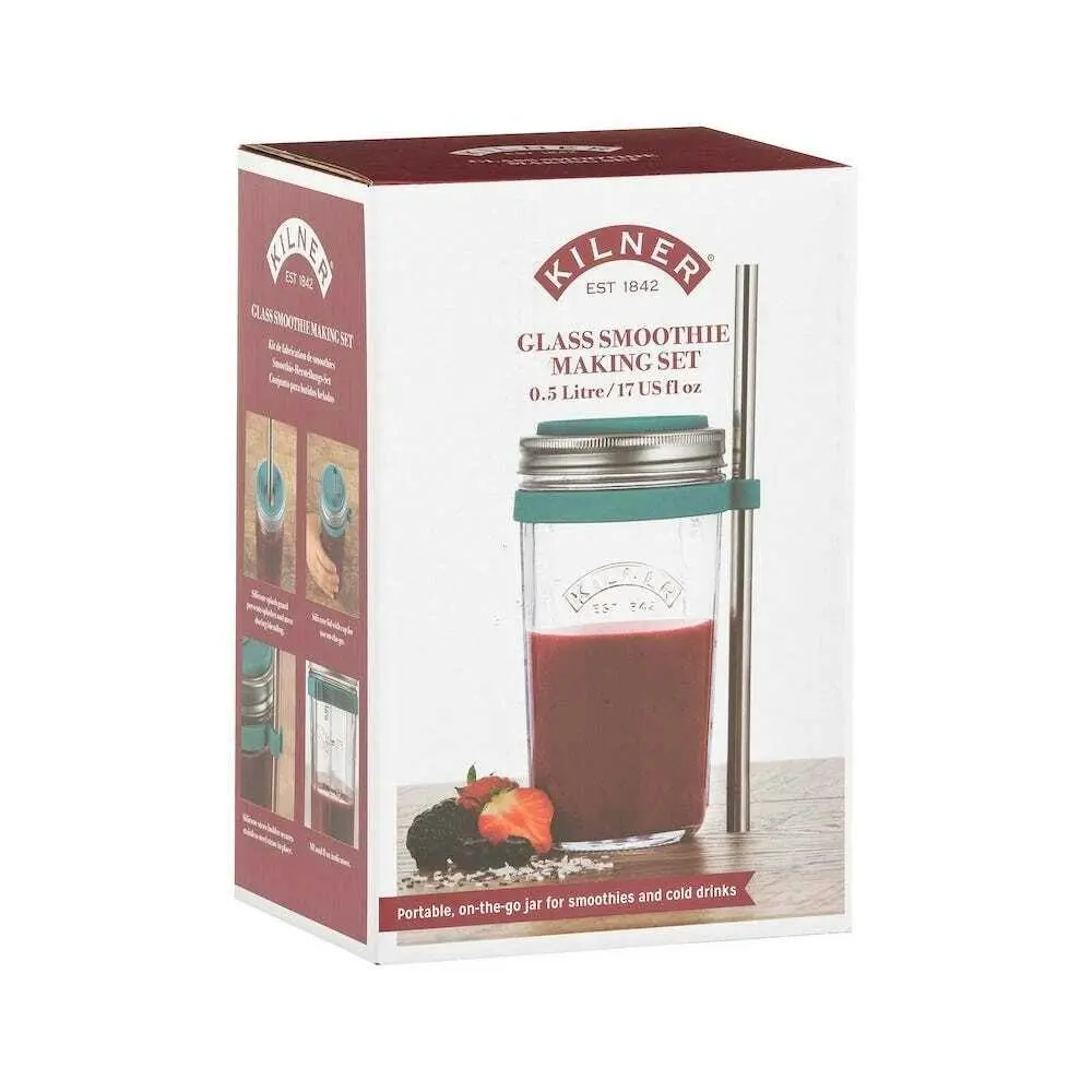 Kilner Smoothie Making Set Glass - 500ml