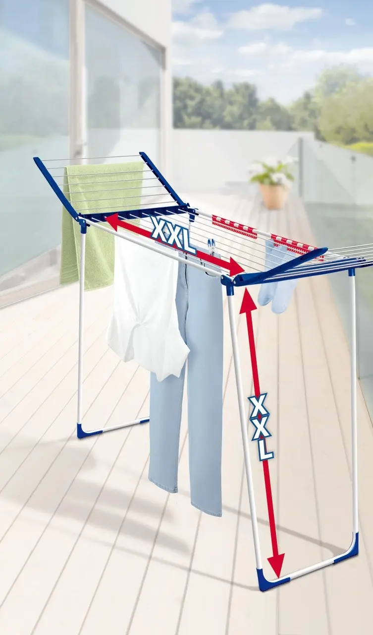 Leifheit Pegasus 180 Solid MAXX Airer Laundry Dryer Rack - 81650