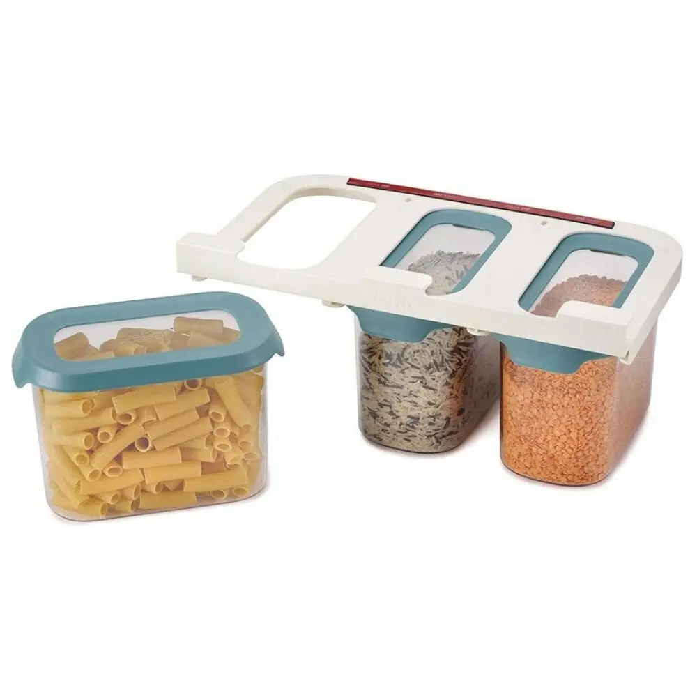 Joseph Joseph CupboardStore 3 x 1.3 Litre Food Storage Container Set Dark Opal 81112