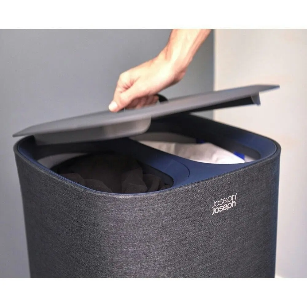 Joseph Joseph Tota 60L Laundry Separation Basket Carbon Black 50002