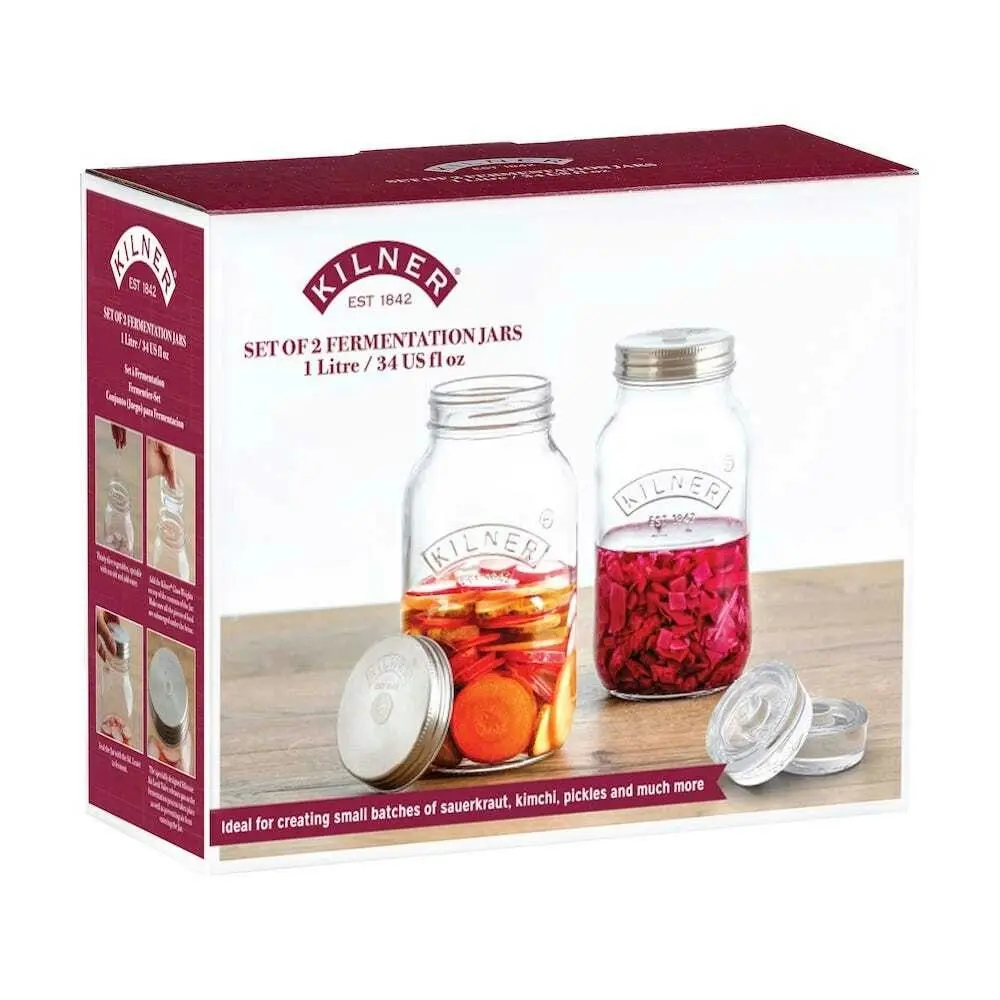 Kilner Fermentation Jar Set of 2 | 1 Litre