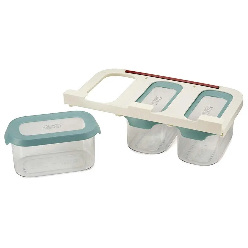 Joseph Joseph CupboardStore 3 x 900ml Food Storage Container Set Light Opal 81111