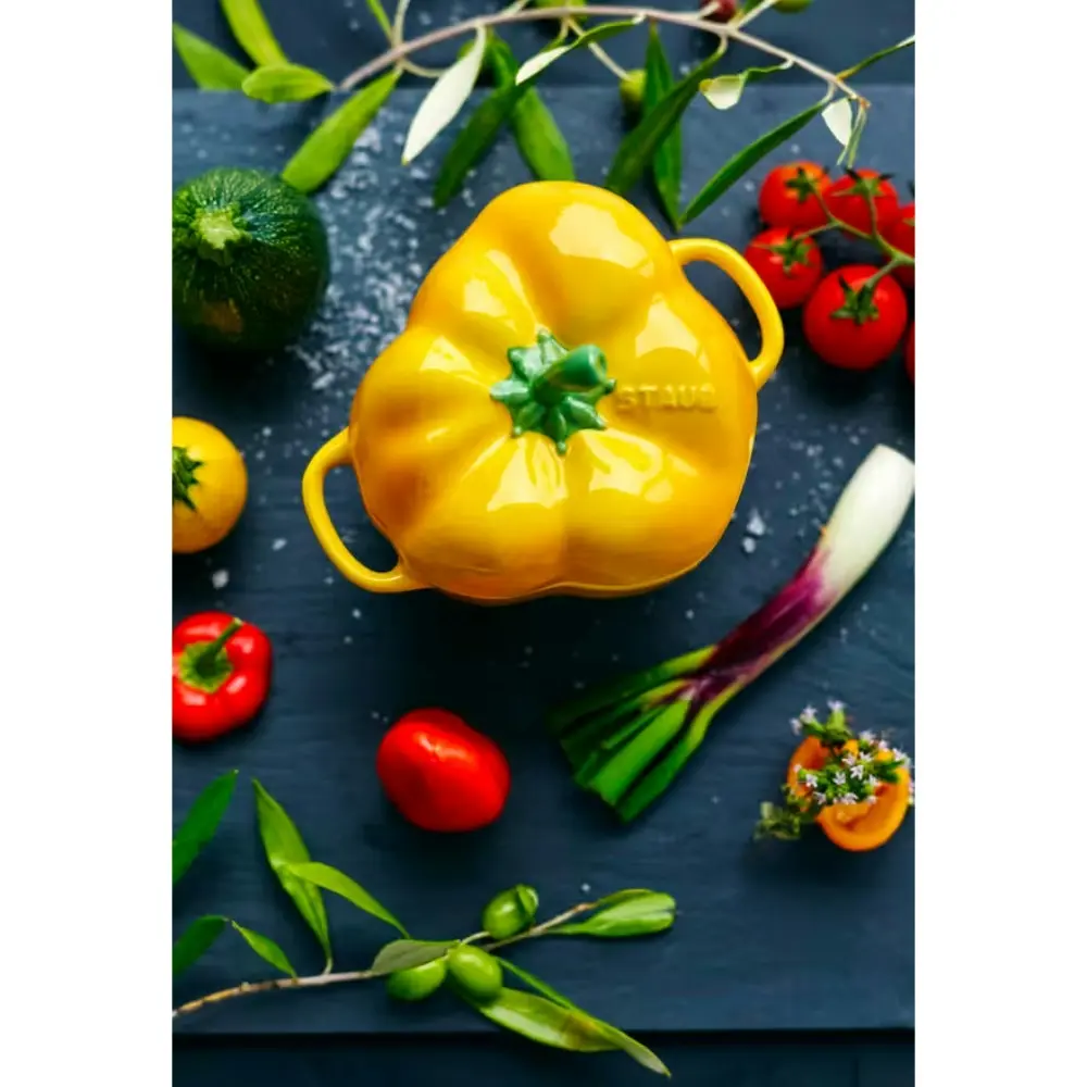 Staub Enamelled  Capsicum Cocotte 0.5L - Yellow