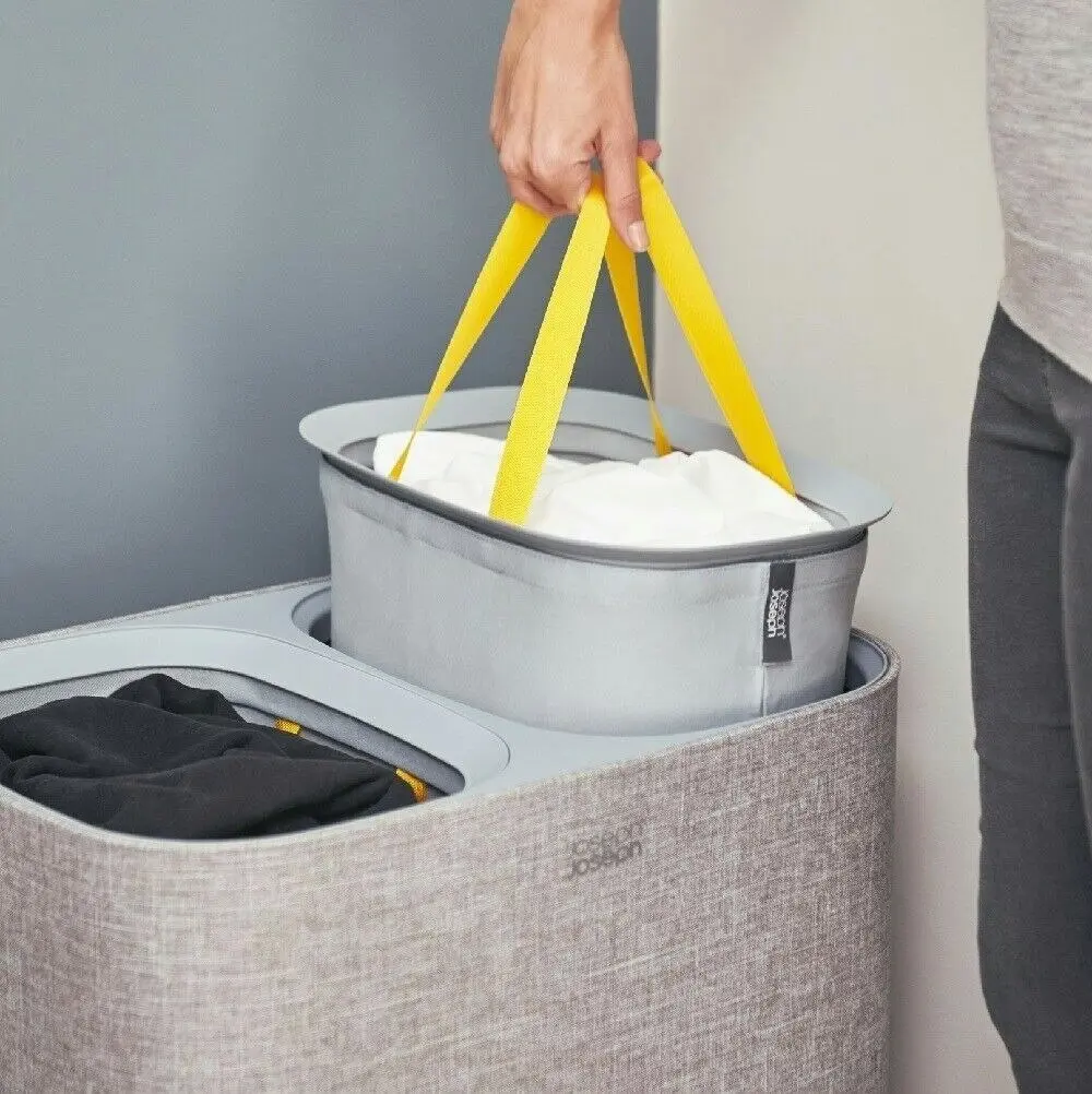 Joseph Joseph Tota 90L Laundry Separation Basket Grey 50003