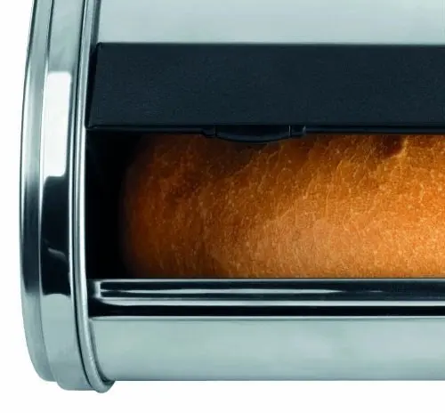 Brabantia Medium Roll Top Bread Bin - Brilliant Steel