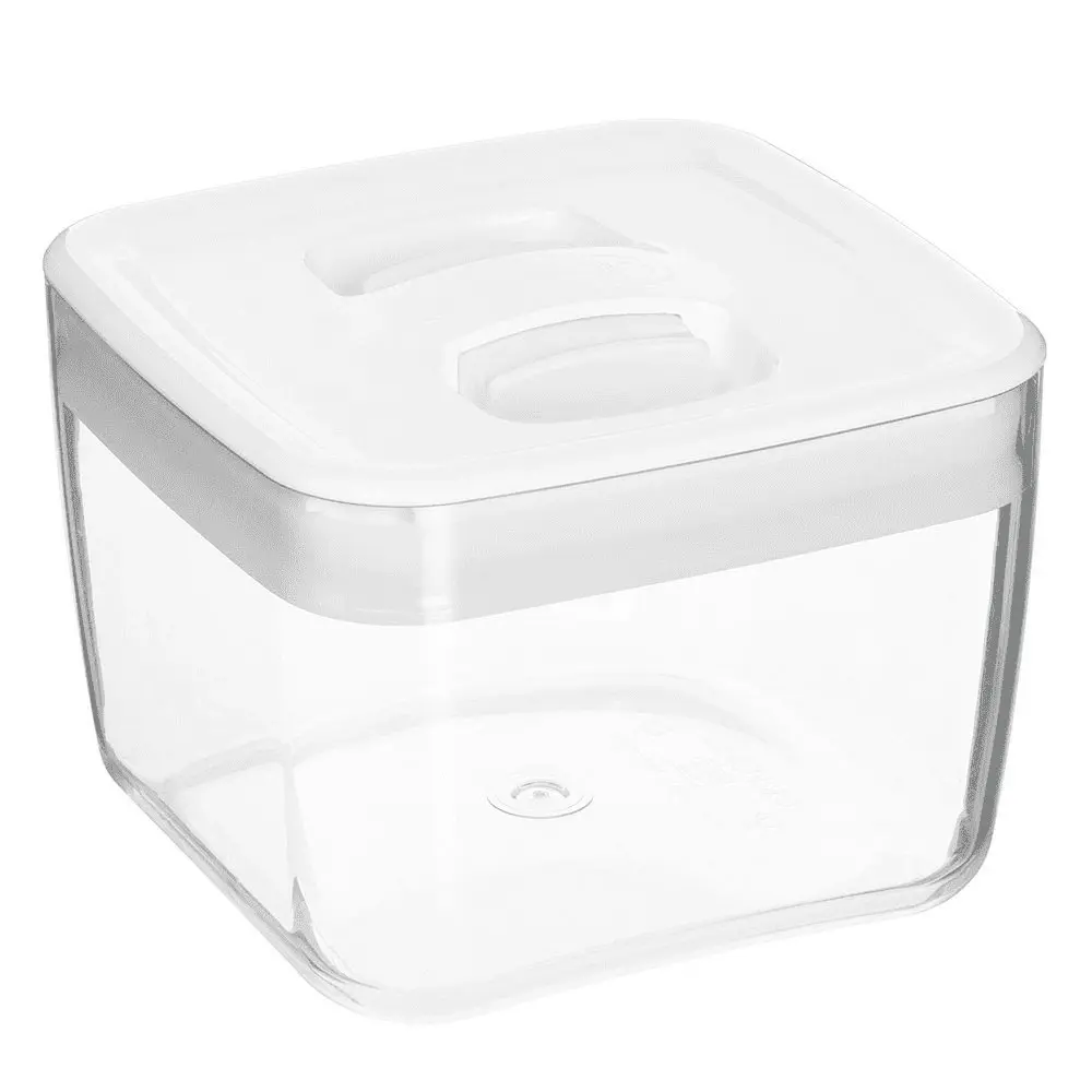 Clickclack 0.9l Pantry Cube Container W/ Lid White 900ml Air Tight