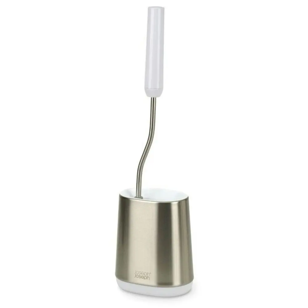 Joseph Joseph Flex Lite Steel Toilet Brush With Holder White 70561