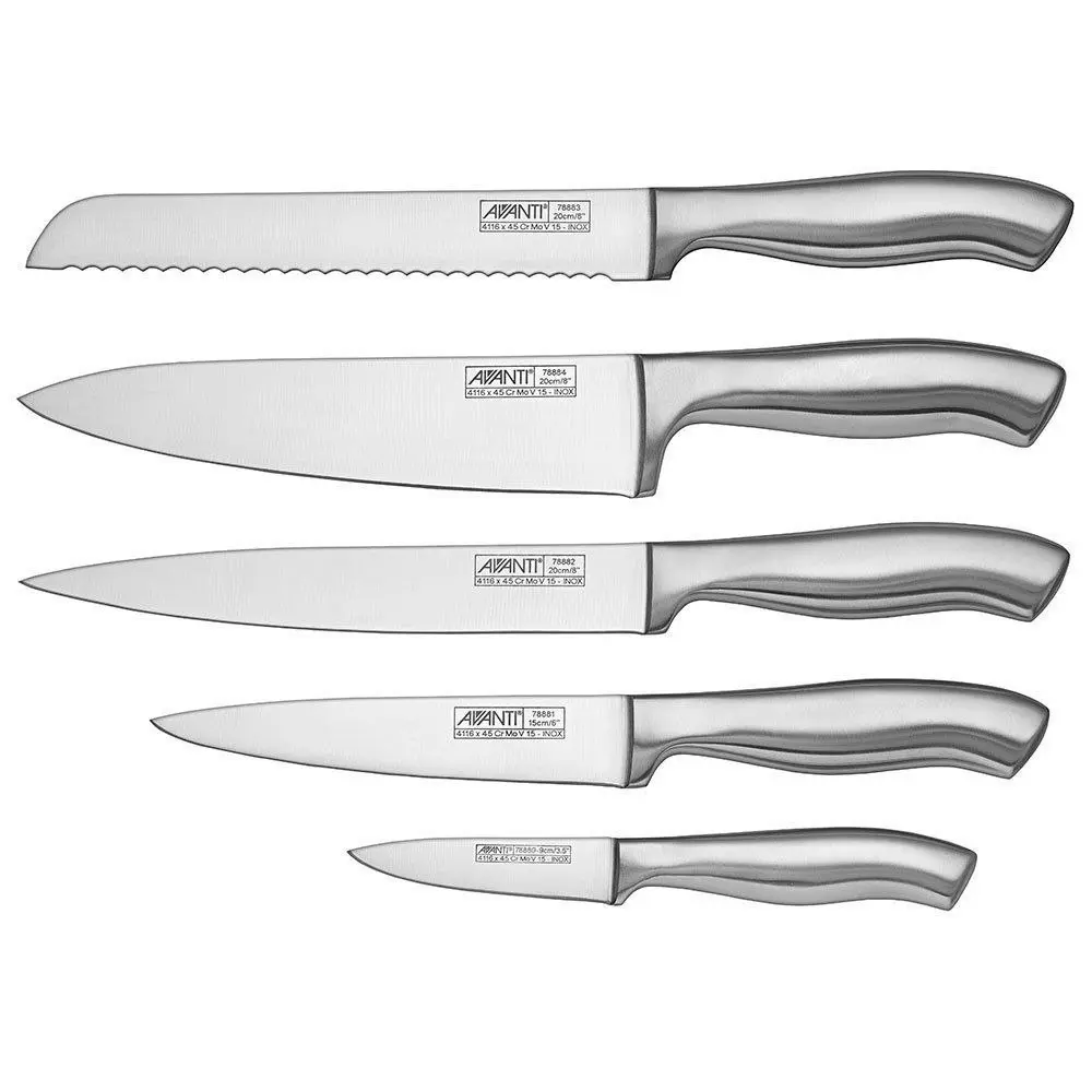 Avanti Tempo 6pc Knife Block Set | Kitchen Knives 6 Piece