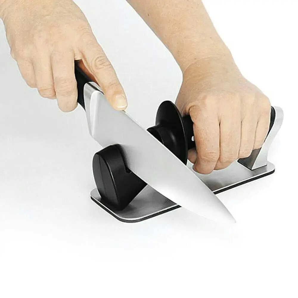 Scanpan Classic Pull Thru 3 Step Knife Sharpener | Blade Knives Scissors