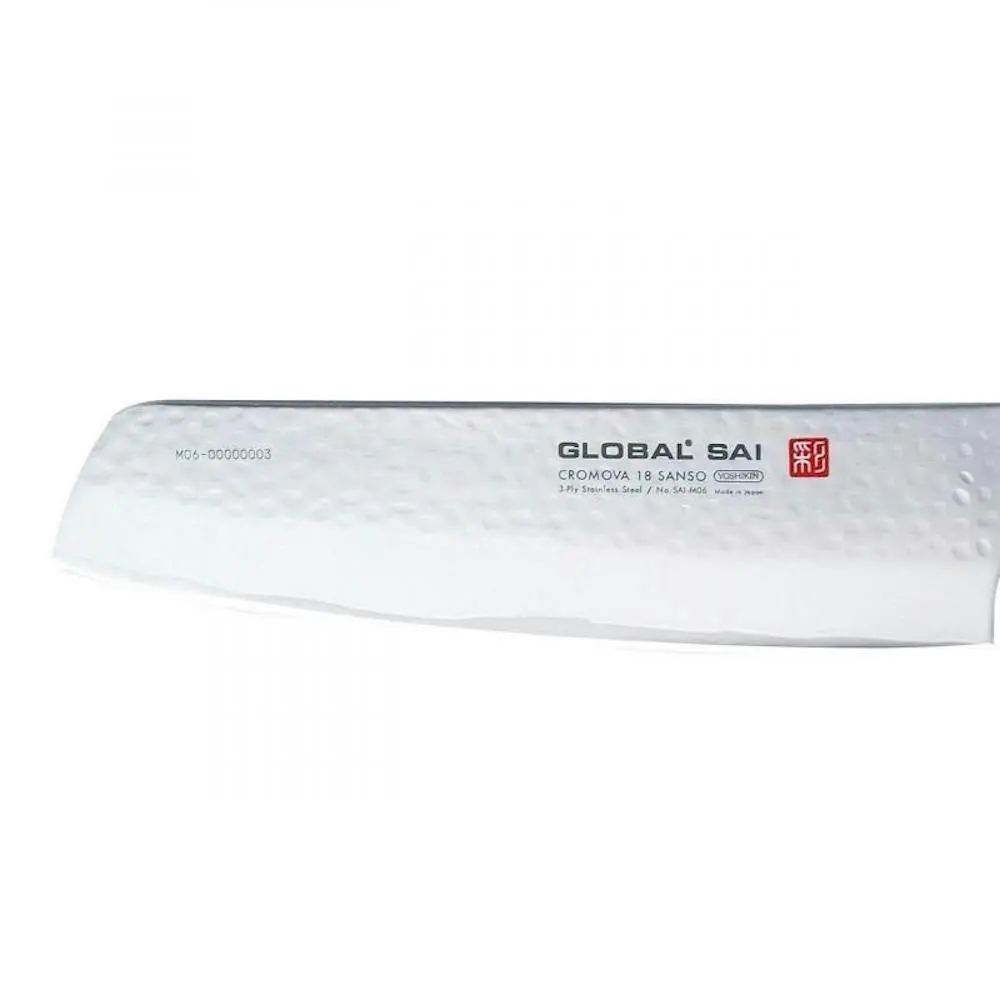 Global Sai Nakiri Vegetable Knife 15cm SAI-M06