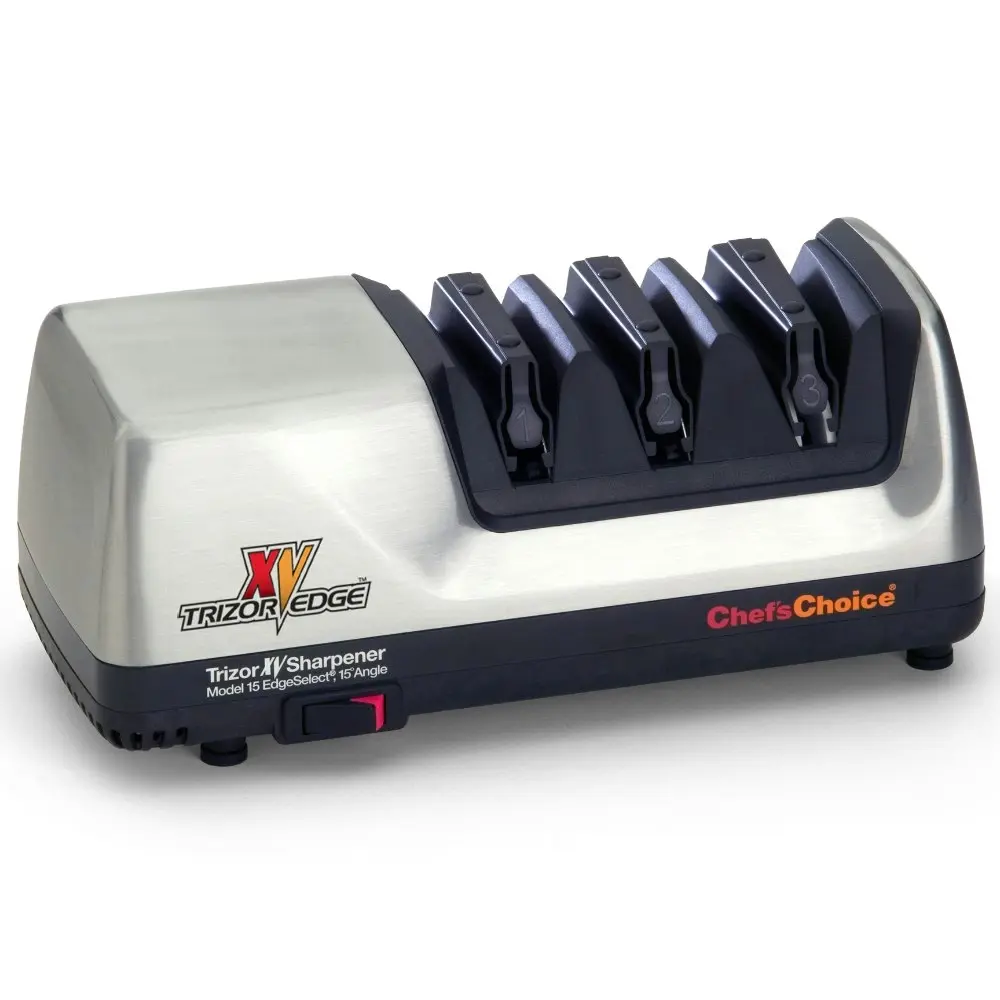 Chef's Choice Trizor 15 XV Electric Knife Sharpener | Grey Silver