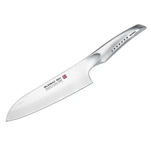 Global Sai Santoku Knife 19cm SAI-03 | Made in Japan