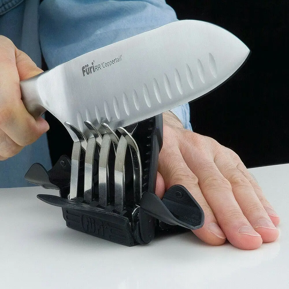 Furi Pro Diamond Fingers Compact Fold Away Knife Sharpener  | FUR669E