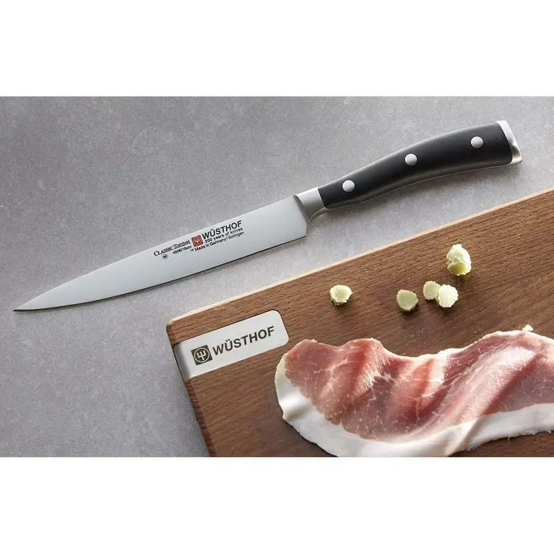 Wusthof Classic Ikon Carving Knife | 20cm Black