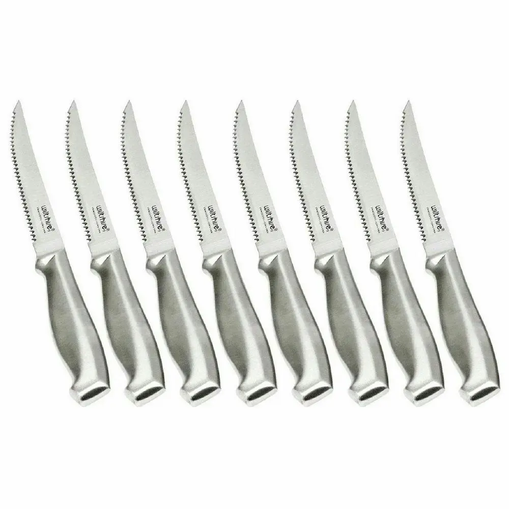 Wiltshire 8pc Stainless Steel Steak Knife Set 8 Piece | 12cm