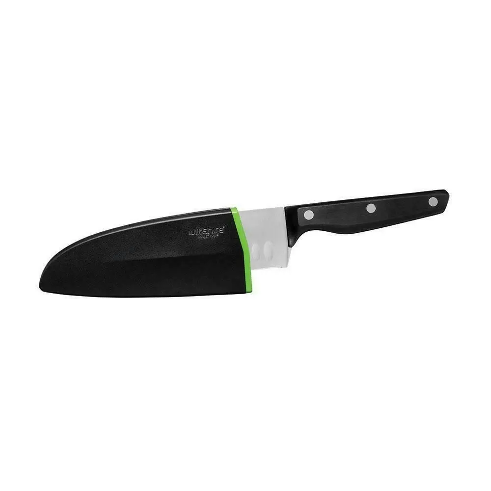 Wiltshire Staysharp Triple Rivet 15cm Santoku Knife With Sharpener