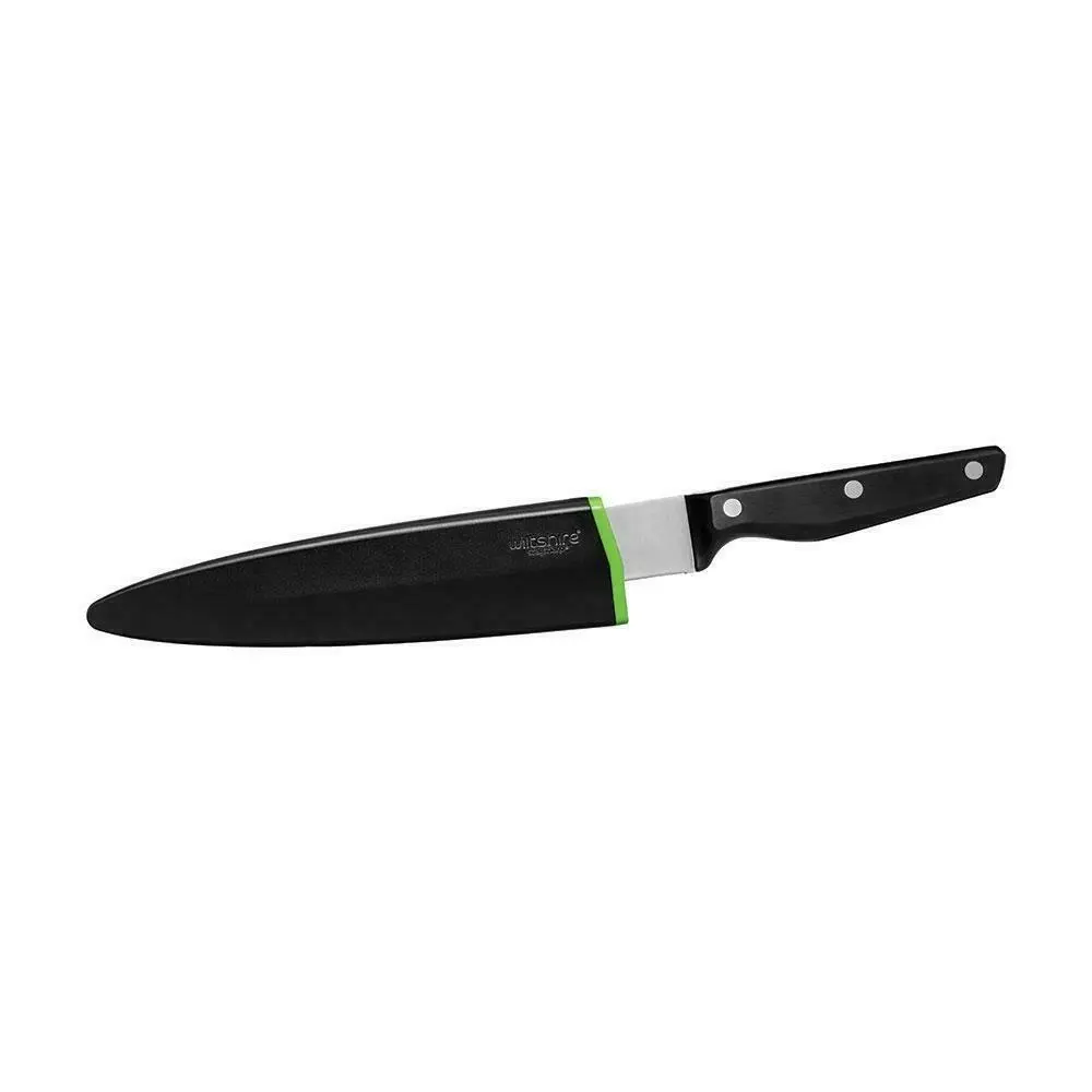 Wiltshire Staysharp Triple Rivet 20cm Carving Knife With Sharpener